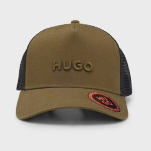 GORRRA H CAMEL HUGO TEJIDO