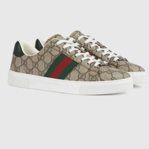 SNEAKERS H T40 (7.0  UK) BEIGE TALON VERDE GUCCI