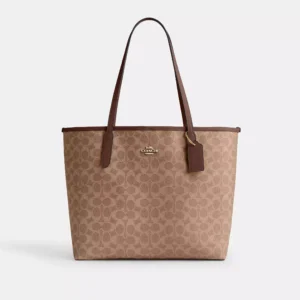 BOLSO TOTE MAXI CAFÉ CLARO