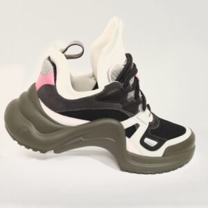 SNEAKER M T40 VERDE MILITAR LENGUA BLANCO