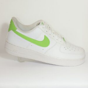 SNEAKERS M T38 BLANCO AF1 CHULO VERDE LIMON